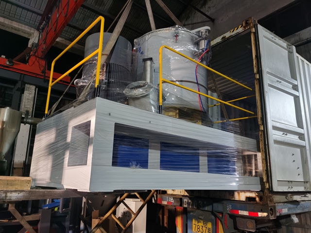800/2000 Mixer and PVC Pipe Socketing machine to Galle